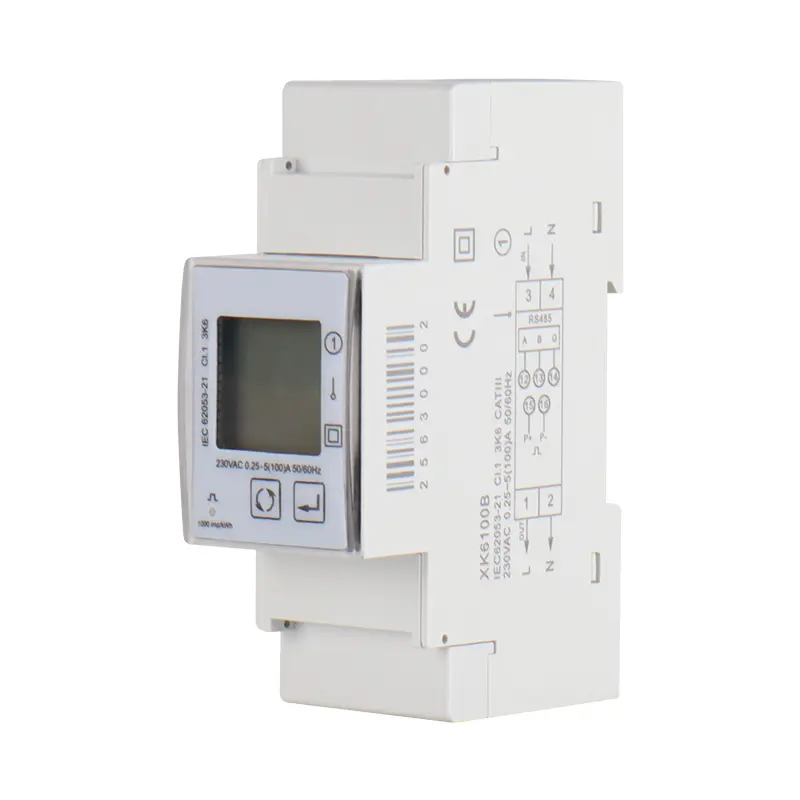 2P egyfázisú multifunkciós DIN Rail Energy Smart Meter